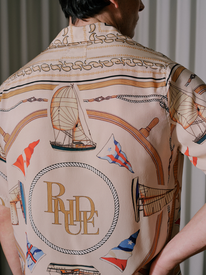 RHUDE NAUTICAL SILK SHIRT
