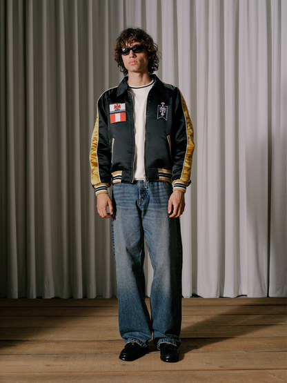 LE SOLEIL SATIN BOMBER