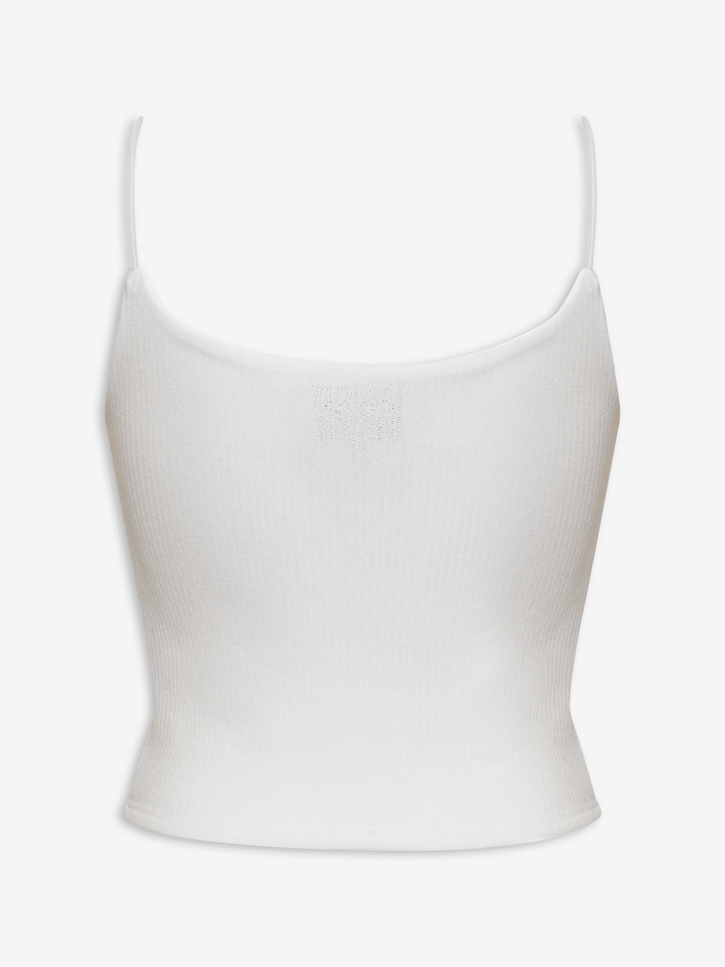 SHEER RIB KNIT TANKTOP