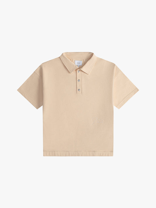 PIQUE SNAP SHORT SLEEVE POLO
