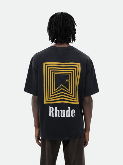 CHEVRON LOGO REPEAT TEE