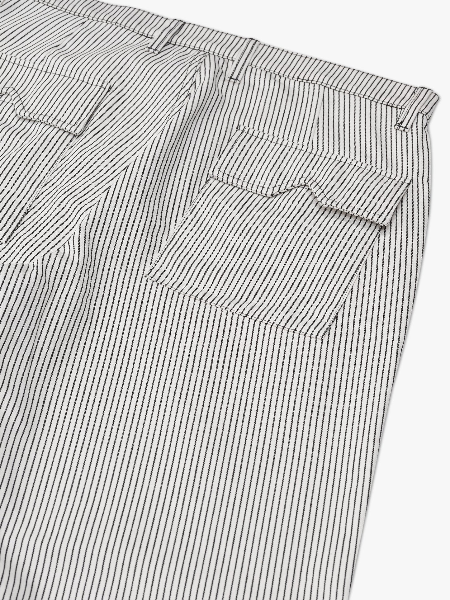 STRIPED FRONT POCKET PANT