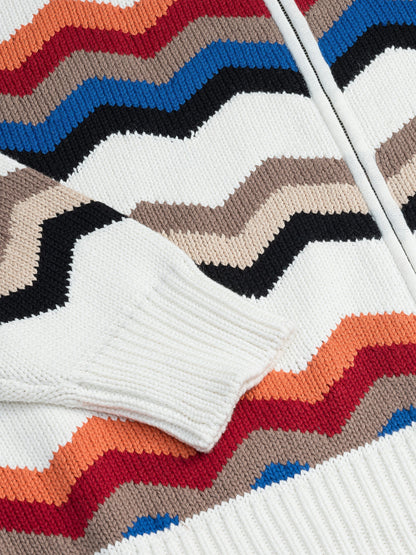 RHUDE CYRIL KNIT ZIP-UP