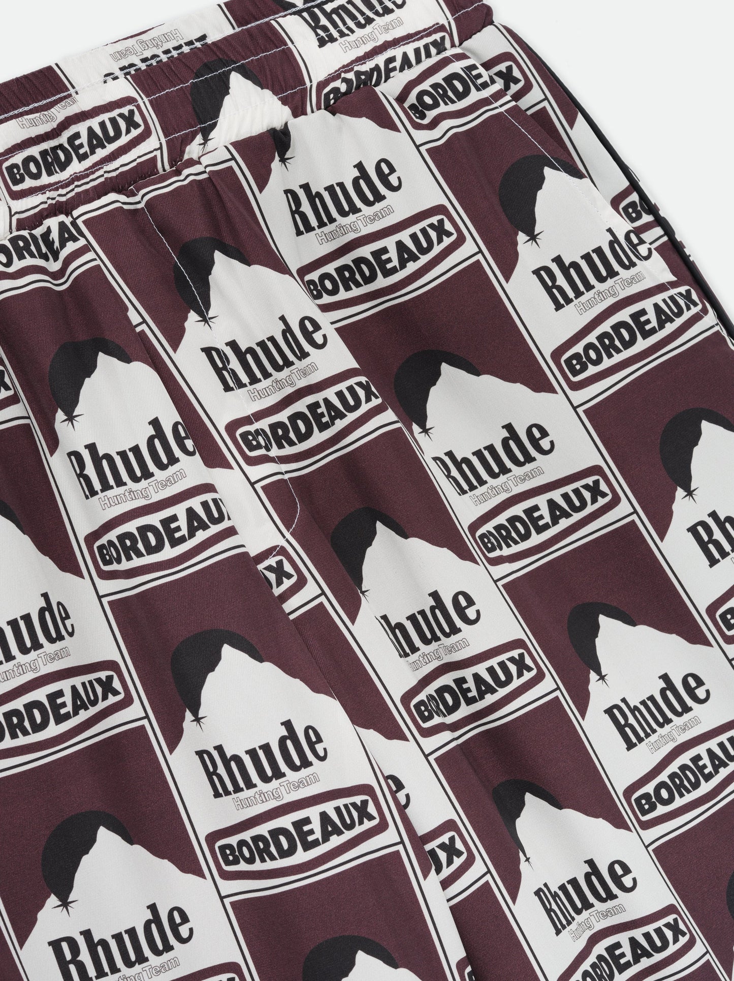 MOONLIGHT BORDEAUX SILK PJ PANT