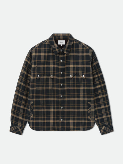 FLANNEL SHERPA OVERSHIRT