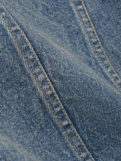 WESTERN ZIP UP DENIM JACKET