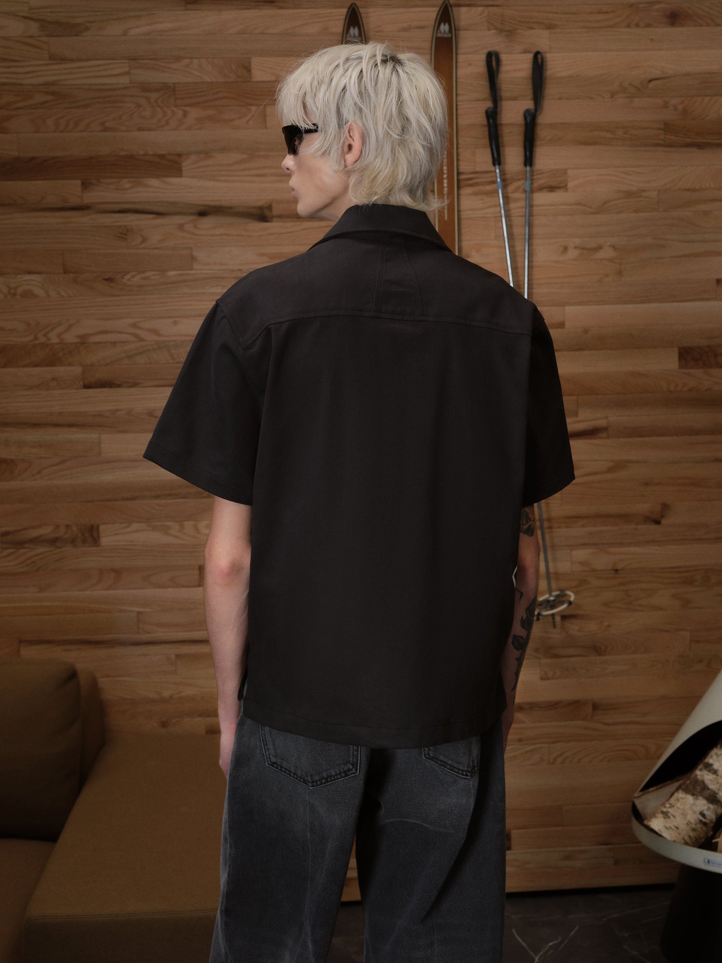 CROSS LOGO SNAP SHIRT