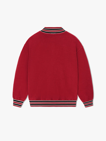 RHUDE QUARTER-ZIP VARSITY