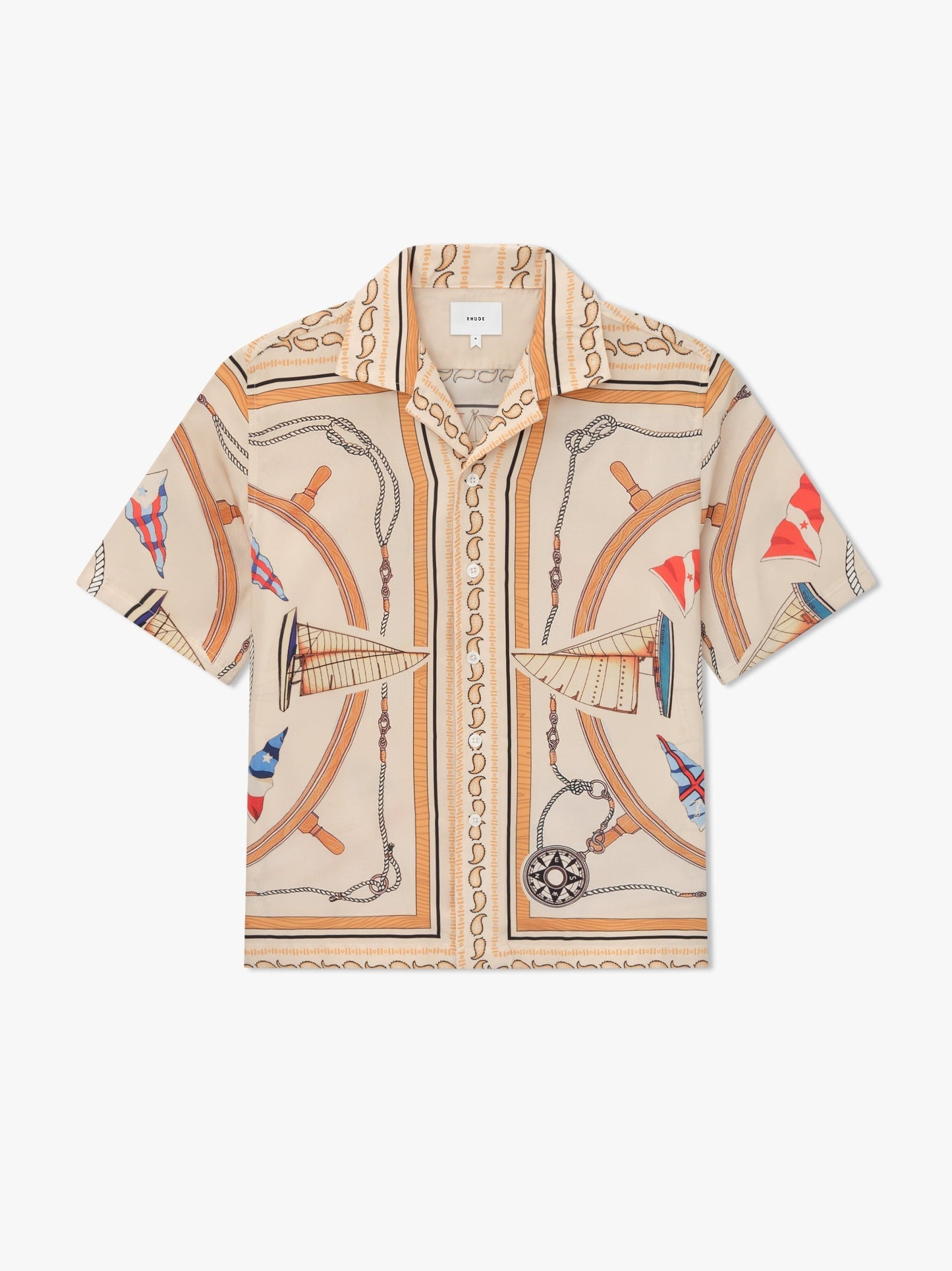 RHUDE NAUTICAL SILK SHIRT