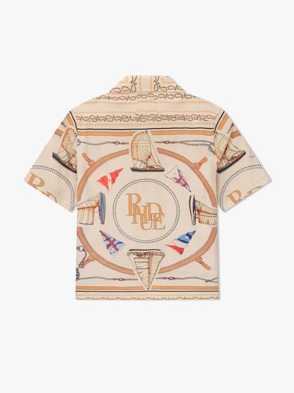 RHUDE NAUTICAL SILK SHIRT