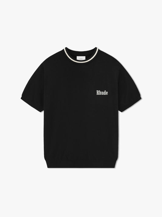 RHUDE LOGO KNIT TEE
