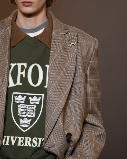 HOUNDSTOOTH SUIT JACKET