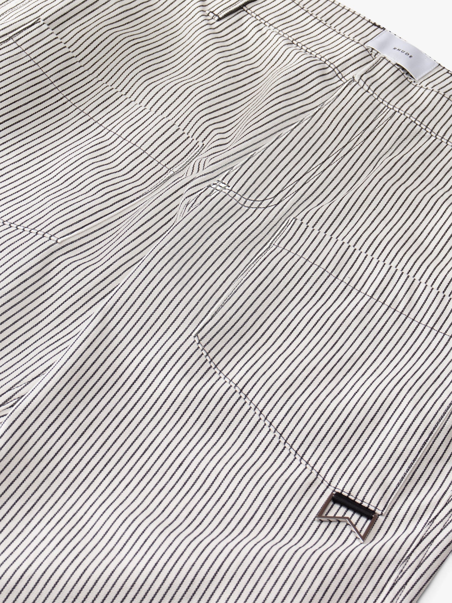 STRIPED FRONT POCKET PANT